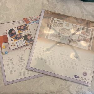 Creative Memories 12 x 12 White Scrapbook Pages & Calendar Refill Pages
